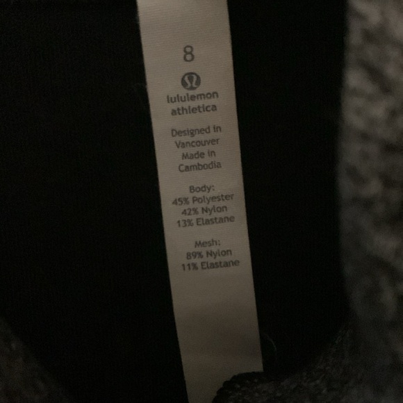 Lululemon black/grey zip up thin sweater - Picture 2 of 4
